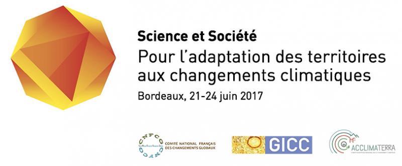 Colloque Science et Société "Pour l'adaptation des territoires aux changements climatiques"