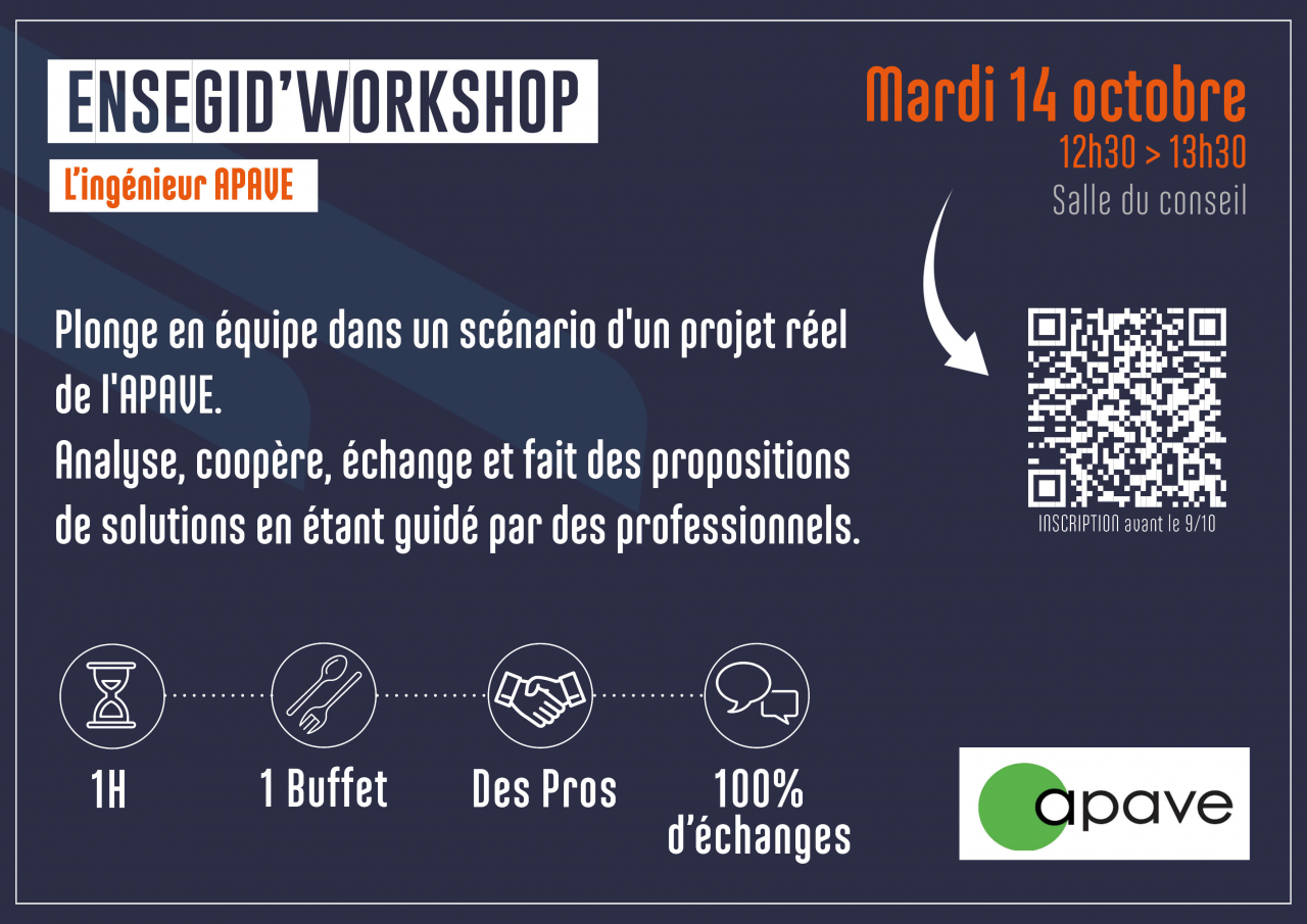 ENSEGID'Workshop - l'ingénieur APAVE