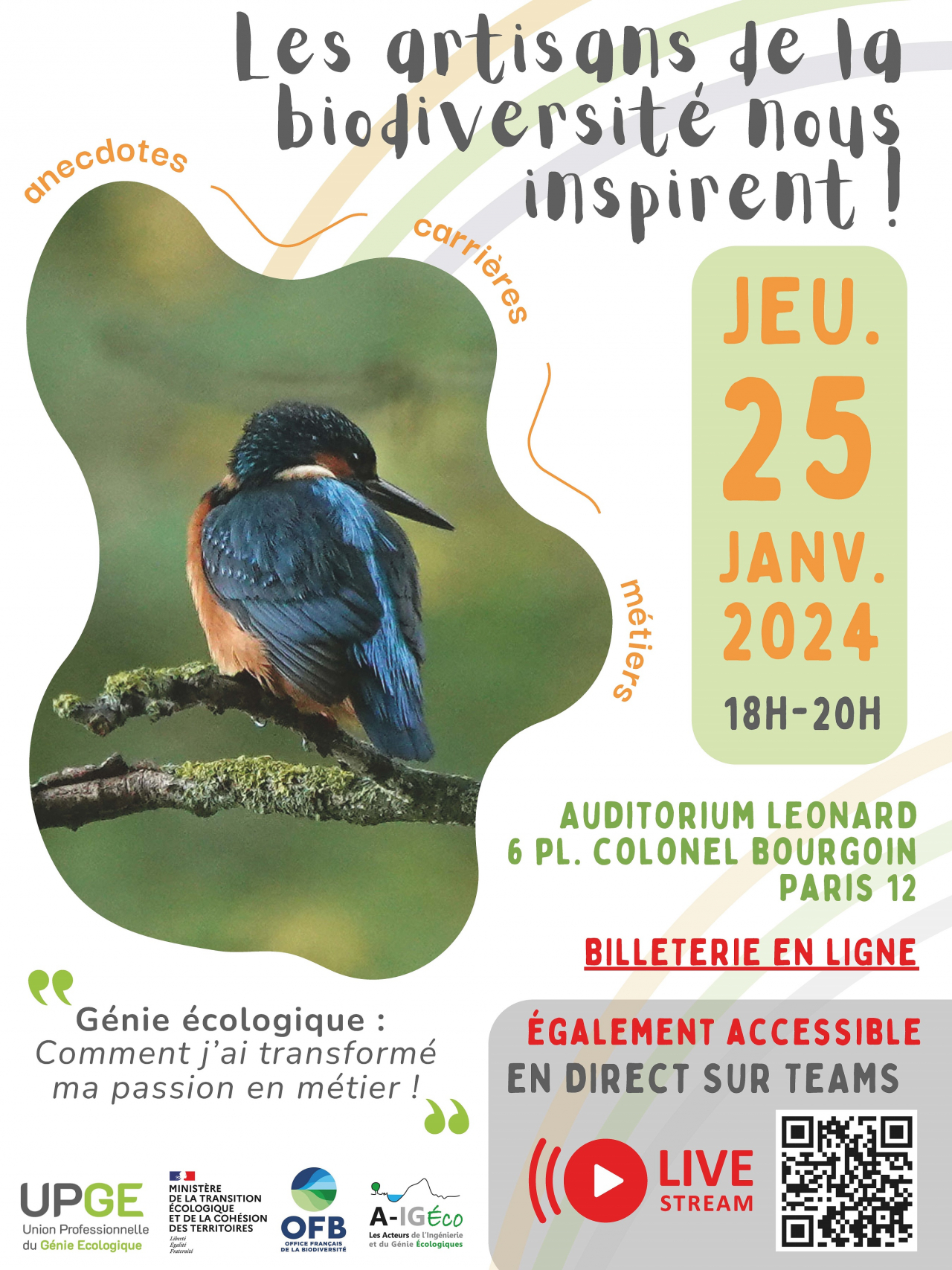 Evènement : "Les artisans de la biodiversité nous inspirent" Evènement : "Les artisans de la biodiversité nous inspirent"