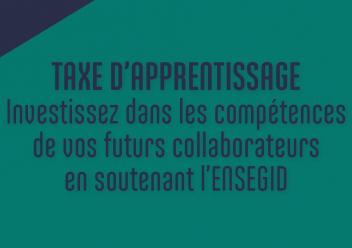 Taxe d'Apprentissage ENSEGID 2025