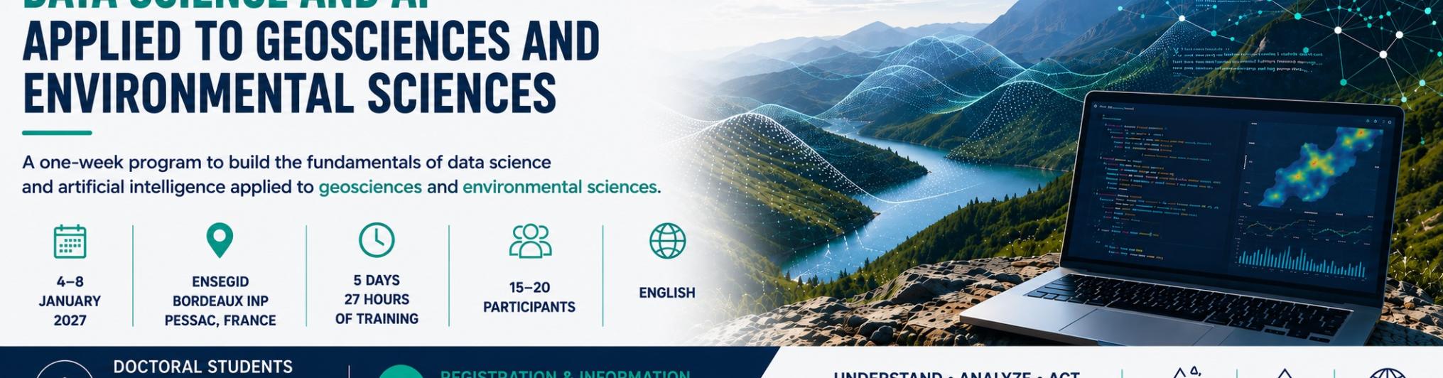 Data Science and AI applied ti geosciences and environmental sciences